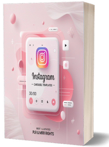 100 Aesthetic Pink Instagram Carousel Templates  Editable Canva Designs with PLR & MRR