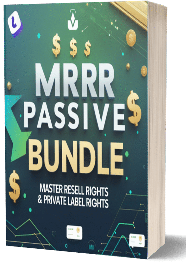 Passive Income eBook Bundle with MRR & PLR – Master Resell Rights for Unlimited Profit