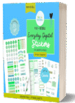 Digital Planner Stickers for iPad and GoodNotes – Editable Canva Templates for Everyday Use﻿
