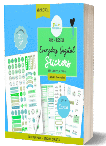 Digital Planner Stickers for iPad and GoodNotes – Editable Canva Templates for Everyday Use﻿