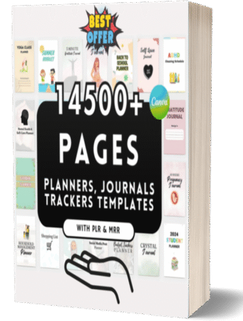 14,500+ Editable PLR Canva Templates for Entrepreneurs – Instant Download Planners, Journals & Lead Magnets for Resale
