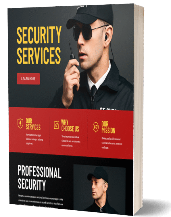 ProGuards | Safety & Security Site Template - Ready HTML Template with Ultra-Responsive Design, Full Customization & SEO Optimization